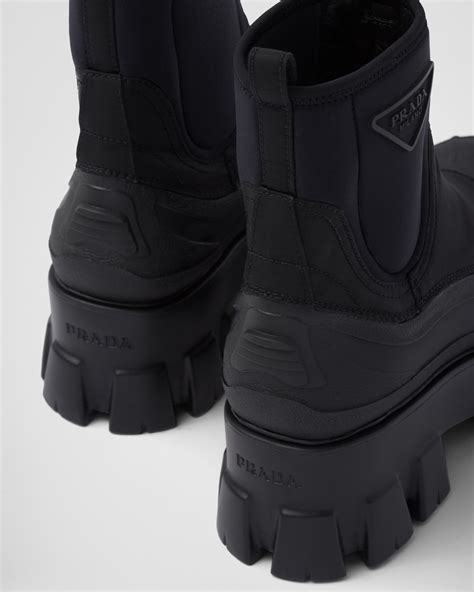 nylon boots prada|monolith re nylon gabardine boots.